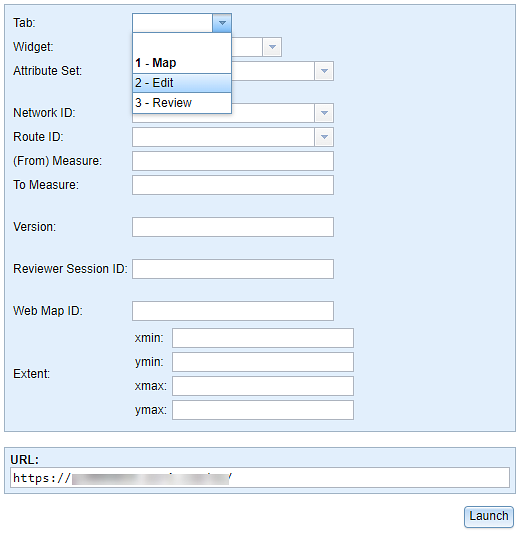 Event Editor Launcher tab Event Editor Launcher tab