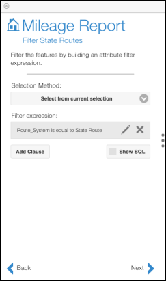 An attribute selection clause is added An attribute selection clause is added